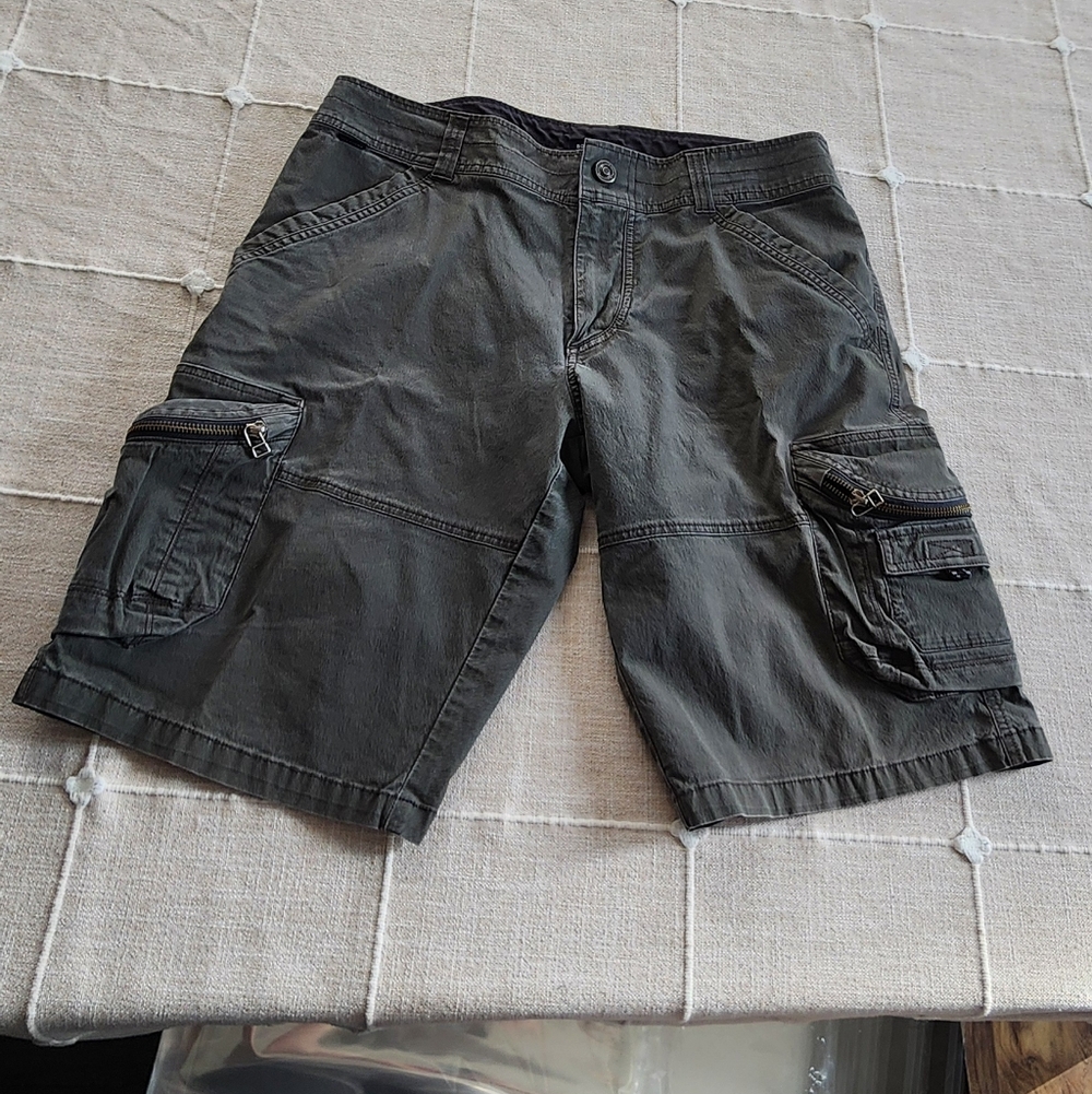 KÜHL Patina Dye Outdoor Shorts Men’s Size 33 Gray Hiking Workwear
